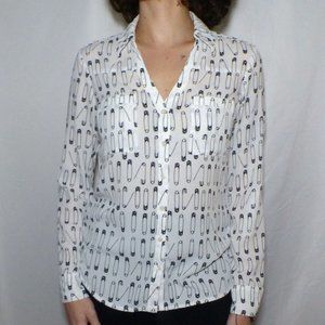 Printed Button Down Shirt